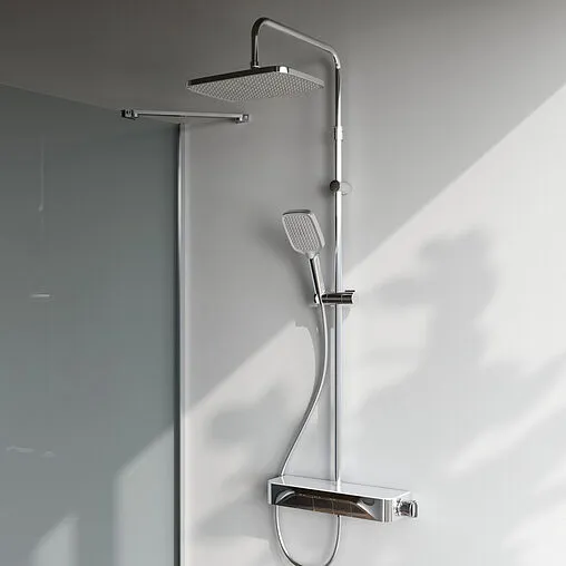 Душевая система с термостатом для ванны Am.Pm Func хром F078F300 Душевая система с термостатом для ванны Am.Pm Func хром F078F300
