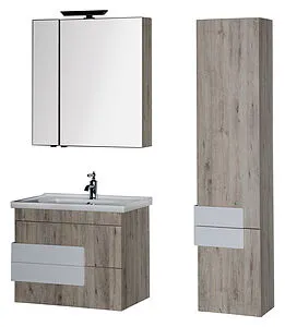 Шкаф-зеркало Aquanet Мадейра 80 R дуб кантри 00183066 Шкаф-зеркало Aquanet Мадейра 80 R дуб кантри 00183066, 4