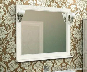 Зеркало Aquaton Жерона 105 белое серебро 1A158802GEM20, 4