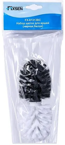 Набор щеток для ершей Fixsen Kvadro чёрный/белый FX-61313BC