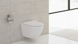 Унитаз подвесной безободковый VitrA Sento Rim-Ex белый 7748B003-0075 Унитаз подвесной безободковый VitrA Sento Rim-Ex белый 7748B003-0075, 3