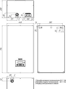 Котел электрический одноконтурный 84кВт Эван PRACTIC 2022 - 84 14445-22 Котел электрический одноконтурный 84кВт Эван PRACTIC 2022 - 84 14445-22, 2