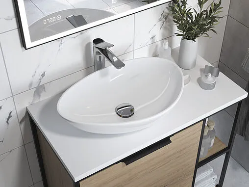 Смеситель для раковины Cersanit Odra хром 63054 Смеситель для раковины Cersanit Odra хром 63054