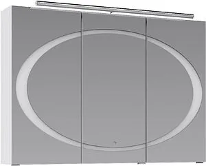 Шкаф-зеркало Clarberg Dune 100 DUN0410, 1