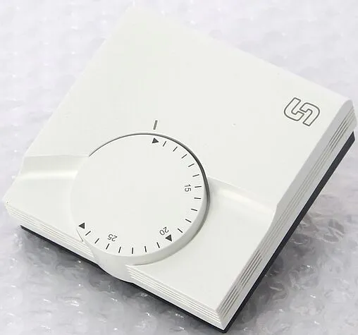 Проводной комнатный терморегулятор НЗ 230В Uni-fitt белый 342M1000