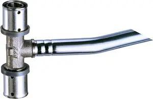 Тройник пресс радиаторный с хромированной трубкой 20мм x 15мм x 20мм Far 5921 200125 Тройник пресс радиаторный с хромированной трубкой 20мм x 15мм x 20мм Far 5921 200125, 1