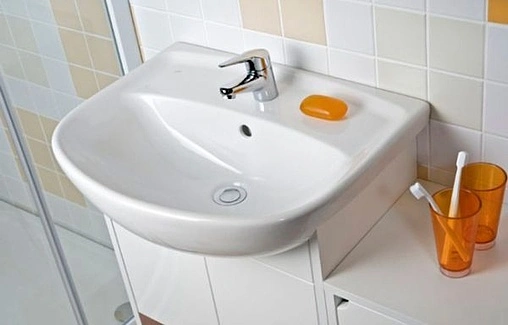 Раковина Jika Lyra Plus 55 белый 8143820001049 Раковина Jika Lyra Plus 55 белый 8143820001049