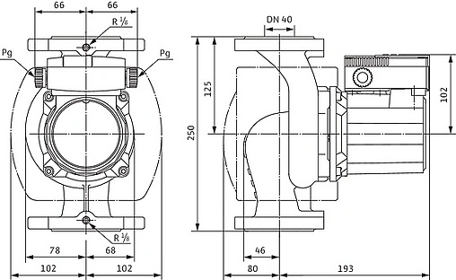 Насос циркуляционный для ГВС Wilo TOP-Z 40/7 EM 2046631