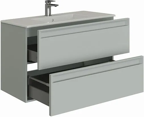 Тумба-умывальник подвесной Allen Brau Eclipse 2.0 100 папирус 1.E1003.PWM 2.0+