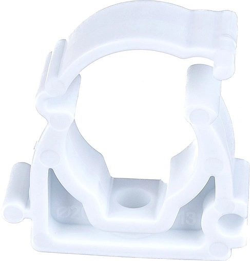 Клипса с защелкой D=20мм белый Valfex 10160020