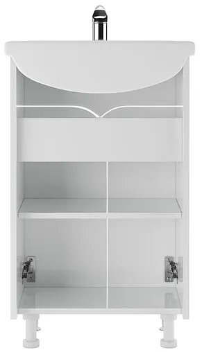Тумба-умывальник напольная Айсберг Радуга 50 белый DA1140TR+46200081927581