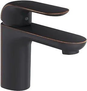 Смеситель для раковины D&K Venice Gondola чёрный матовый DA1022118 Смеситель для раковины D&K Venice Gondola чёрный матовый DA1022118, 1