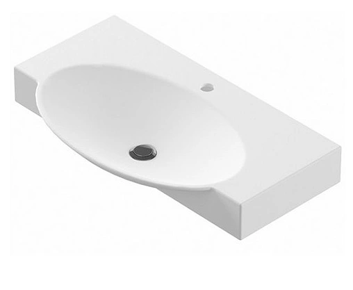 Тумба-умывальник подвесная Comforty Самара 76 кофе полоска/белый 00004135527CF