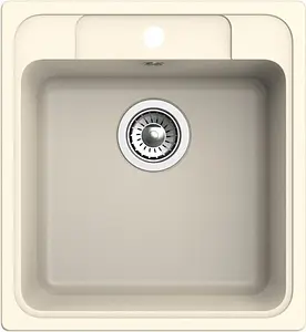 Мойка кухонная Ewigstein Elegant E-R50 крем Мойка кухонная Ewigstein Elegant E-R50 крем, 1