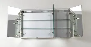 Шкаф-зеркало BelBagno 70x120 белый SPC-3A-DL-BL-1200, 4