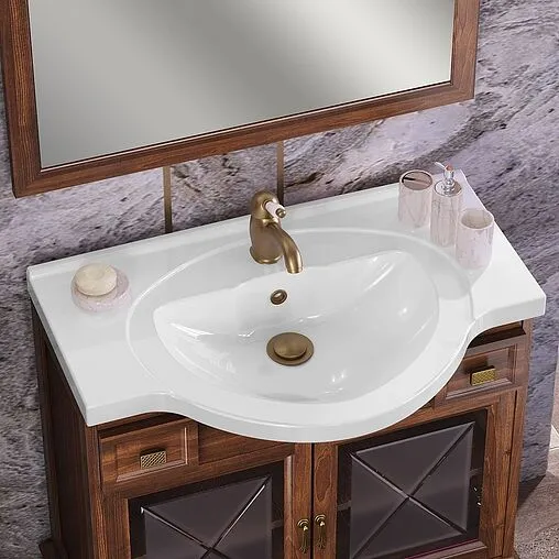 Тумба под умывальник напольный Opadiris Борджи 85 светлый орех 00-00006743