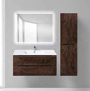 Тумба-умывальник подвесная BelBagno ETNA 100 Rovere Moro ETNA-1000-2C-SO-RW-P+ Тумба-умывальник подвесная BelBagno ETNA 100 Rovere Moro ETNA-1000-2C-SO-RW-P+, 3