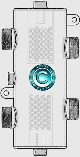 Гидрострелка до 70 кВт 1¼&quot;н x 1¼&quot;н Север-R-80(Aisi) 1955002