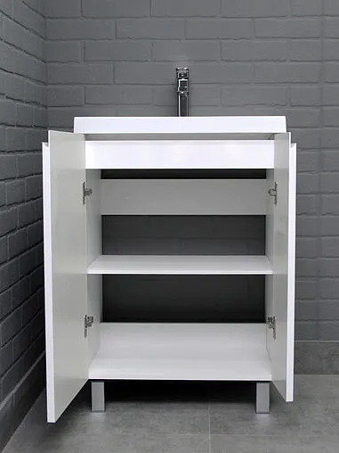 Тумба-умывальник напольный Домино Graffo 60 белый DGr2417T+4627173210164