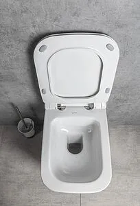 Унитаз подвесной безободковый ISVEA Vea Cubo белый матовый 10VA02001SV-2L Унитаз подвесной безободковый ISVEA Vea Cubo белый матовый 10VA02001SV-2L, 5