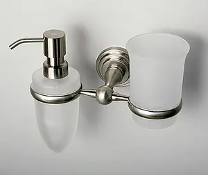 Дозатор для жидкого мыла Wasserkraft Ammer никель 7089 Дозатор для жидкого мыла Wasserkraft Ammer никель 7089, 2