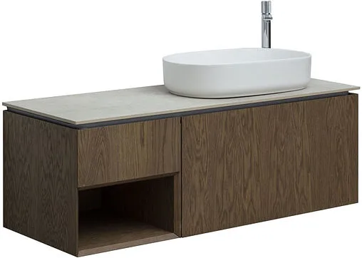 Тумба-умывальник подвесная Allen Brau Infinity 120 R дуб 1.21008.NO+