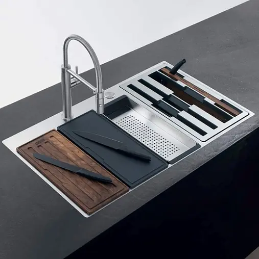 Мойка кухонная Franke Box Center BWX 220-54-27 TL R нержавеющая сталь 127.0538.259