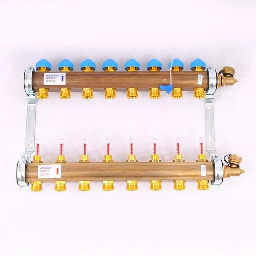 Группа коллекторная с расходомерами 8 отводов 1&quot;в/в x ¾&quot;ек Watts HKV/T 10004202