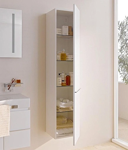 Шкаф-пенал подвесной Laufen Palace 35 R белый 4.0202.2.075.463.1 Шкаф-пенал подвесной Laufen Palace 35 R белый 4.0202.2.075.463.1