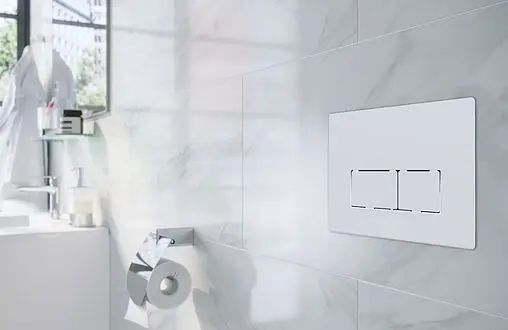 Клавиша смыва для унитаза Azario AZ-8200-0090/AZ-P58-0130 белый глянцевый