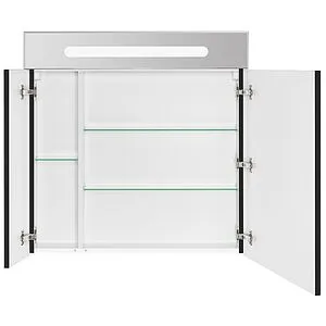 Шкаф-зеркало Roca Victoria Nord Black Edition 80 R чёрный ZRU9000100, 3