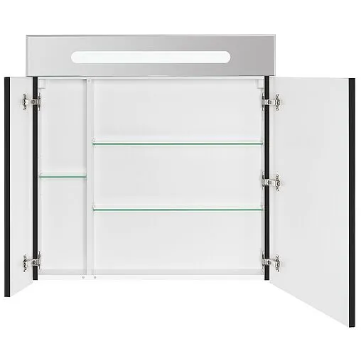 Шкаф-зеркало Roca Victoria Nord Black Edition 80 R чёрный ZRU9000100