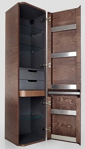 Шкаф-пенал подвесной Am.Pm Sensation 40 R табачный дуб M30CHR0406TF Шкаф-пенал подвесной Am.Pm Sensation 40 R табачный дуб M30CHR0406TF