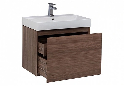 Тумба под умывальник Aquanet Нью-Йорк 70 орех 00203946