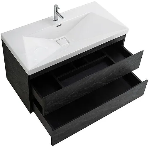 Тумба под умывальник подвесная Cezares Molveno 100 antracite MOLVENO-100-2C-SO-ANTR