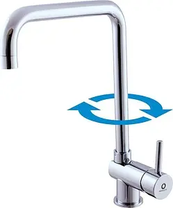 Смеситель для кухни Rav Slezak Seina хром SE908.5/5, 1