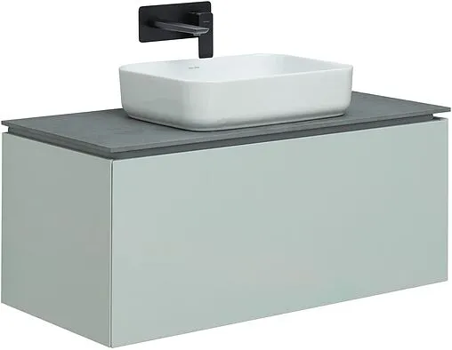 Тумба под умывальник подвесная Allen Brau Infinity 100 папирус 1.21004.PWM