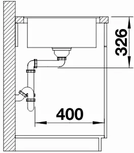 Мойка кухонная Blanco Metra XL 6 S-F 99 тёмная скала 518883 Мойка кухонная Blanco Metra XL 6 S-F 99 тёмная скала 518883, 5