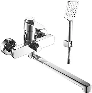 Смеситель для ванны с длинным изливом Rossinka хром RS50-32 Смеситель для ванны с длинным изливом Rossinka хром RS50-32, 1