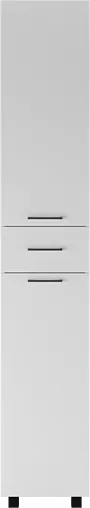 Шкаф-пенал напольный Айсберг Контраст 35 L белый DA2706P