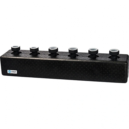 Коллектор распределительный 3 контура 1½&quot;н x 1½&quot;нг Stout SDG-0016-004003