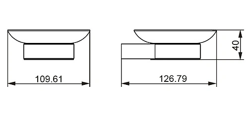 Мыльница Aquanet хром 5685