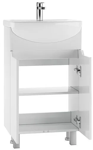 Тумба-умывальник напольный Айсберг Мечта 55 белый DM2329T+4607152360509