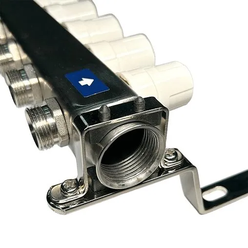 Группа коллекторная с расходомерами 11 отводов 1&quot;в/в x ¾&quot;ек Uni-fitt OPTIMAL 450B4311.RU