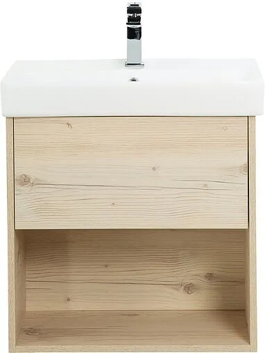 Тумба-умывальник подвесная BelBagno NEON 50 Pino Bianco NEON-500-1C-SO-PB+19050