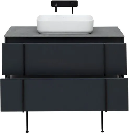 Тумба под умывальник подвесная Allen Brau Reality 100 антрацит 1.32007.AM