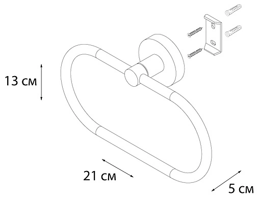 Полотенцедержатель Fixsen Modern сатин FX-51511