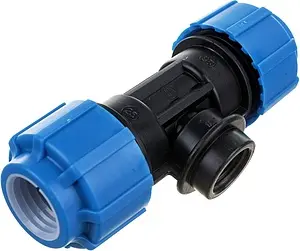 Тройник компрессионный переходной 90мм x 3"в x 90мм ТПК-Аква 1939327 Тройник компрессионный переходной 90мм x 3"в x 90мм ТПК-Аква 1939327, 1