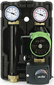 Насосный модуль с 3-х ходовым смесительным клапаном и сервоприводом 1&quot;в х 1&quot;в Uni-Fitt 493S2500 с насосом Uni-Fitt SCP 25/60, 1
