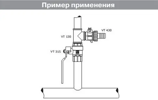 Кран шаровый ½&quot;в x ½&quot;н Valtec Perfect VT.315.N.04